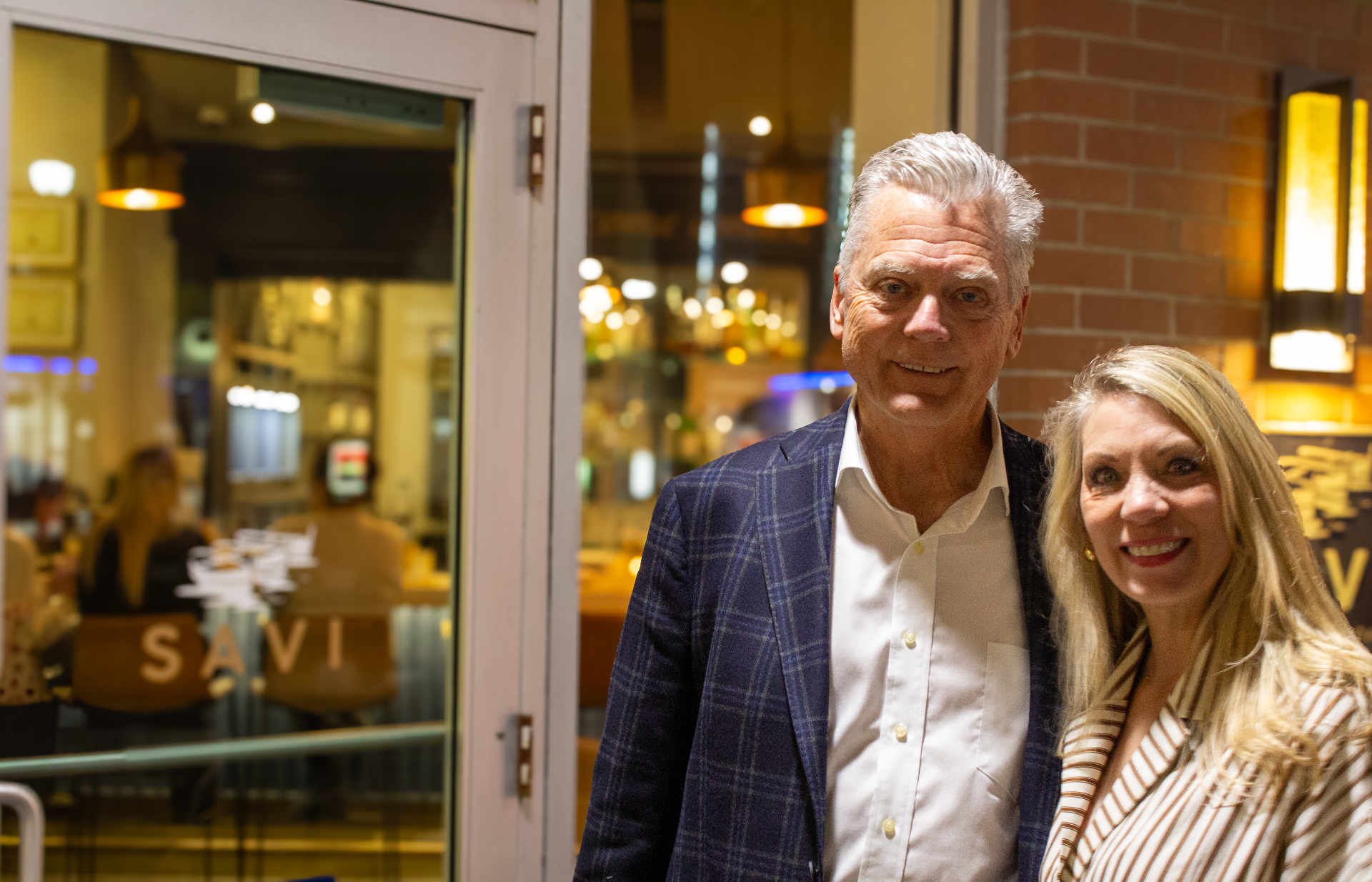 Woody and Debi out at Savi in Mt. Pleasant