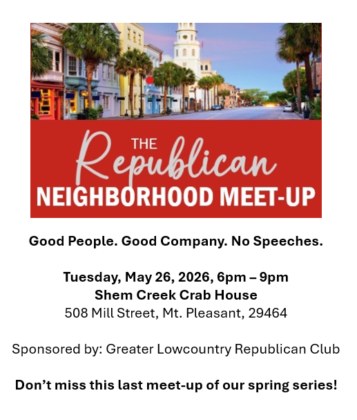 The Republican Neighborhood Meet-Up — Shem Creek Crab House