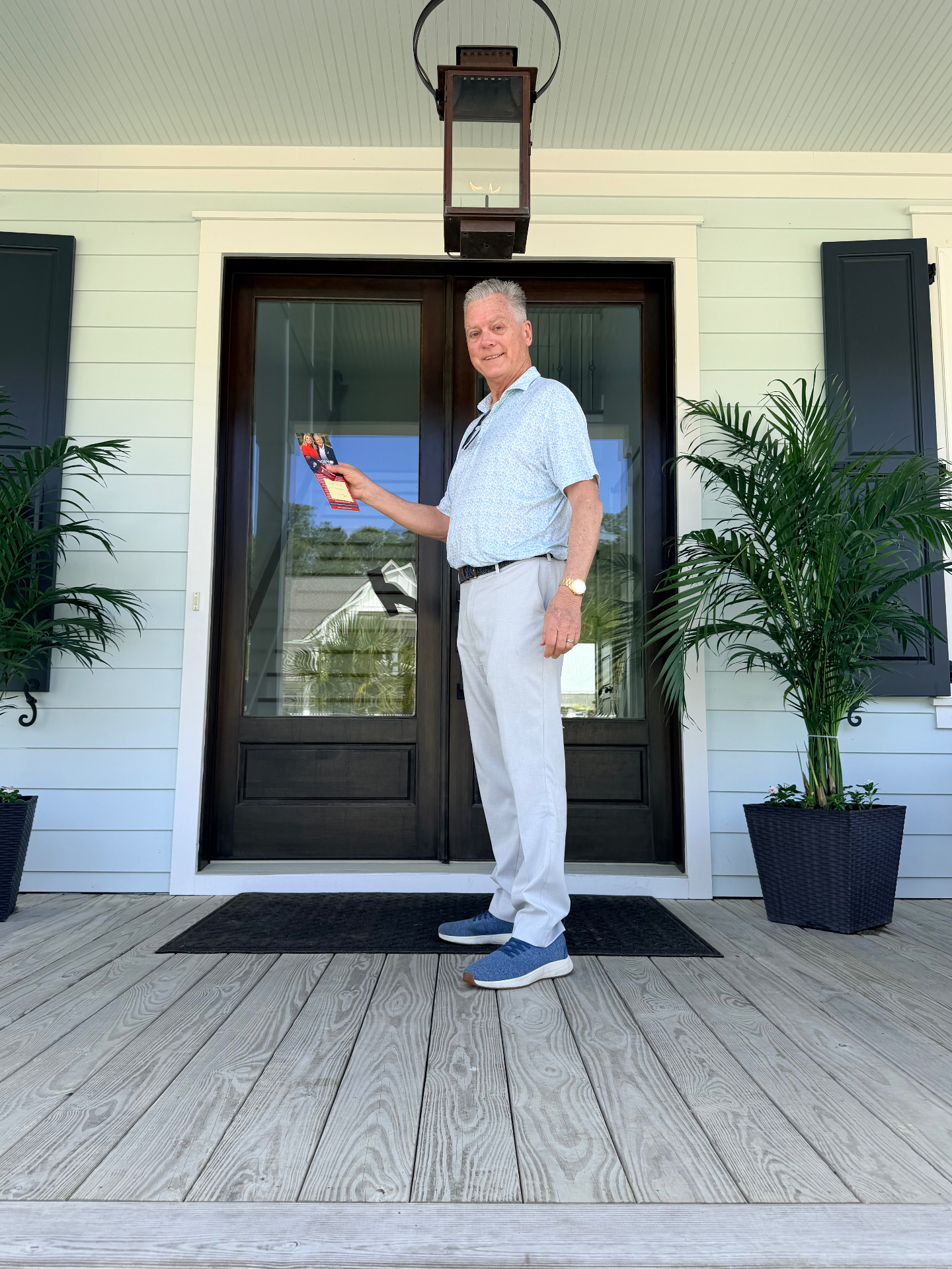 Knocking doors across District 112